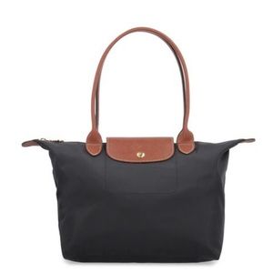 Longchamp Le Pliage Small Shopping Tote 2605 - Color: Gunmetal